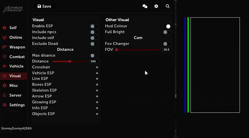 Nexus / Phaze Redengine Premium Menu
